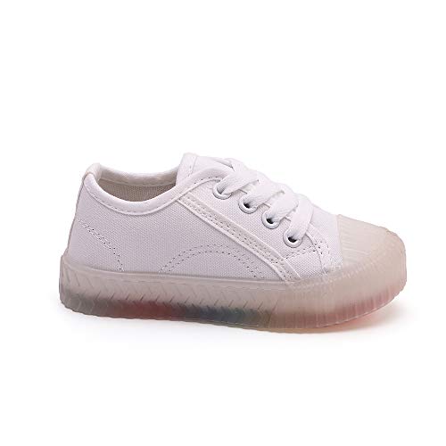 Peggy Piggy Boy'S&Girl'S Canvas Shoes Lightweight Sneakers Rainbow Jelly Sole Casual Running Shoes thumb #1