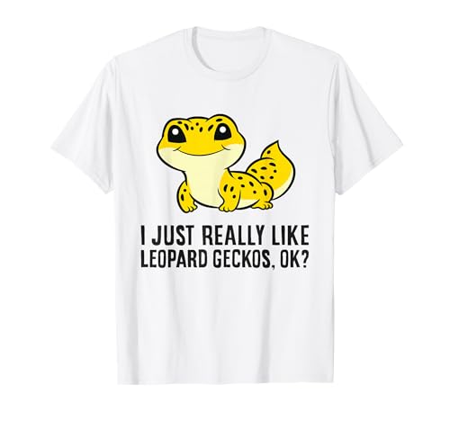 Mi piacciono davvero i gechi leopardi. Divertente design geco leopardo animale domestico per bambini e adulti. Perfetto per i proprietari di lucertole che hanno un geco leopardo come animale domestico
