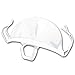 Produktbild BeneU 100 Stück Transparente Offene Maske/Mundschild, Food Handler Maske, Professionelle Transparente Gesundheitsschutzmaske Für Restaurant, Tattoo, Permanent Make-up, Catering, Franchise-Restaurant