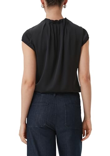 Comma Damen Shirt 2147272 9999 Black 44 – Ansicht 2