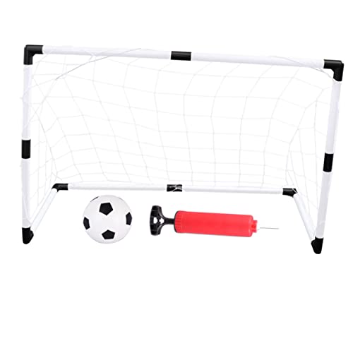 Cage de football Mikikit avec filet résistant mini but transportable de sport