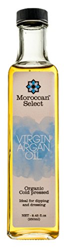 Culinary Argan Oil by Moroccan Select (8.45 Ounces) | This Edible Argan Oil is a Great Bread Dipping Oil, Alternative for Olive Oil Salad Dressing and a Great Gourmet Argan Oil for Cooking