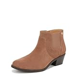 Vionic Women's Ankle Bootie Finn – Hazelnut Suede 10 Wide