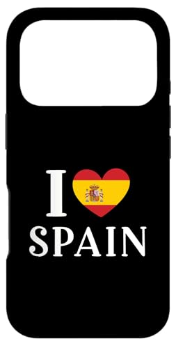 I Love Spain �X�y�C����n�[�g�t���b�O �X�}�z�P�[�X iPhone 17 Pro �p