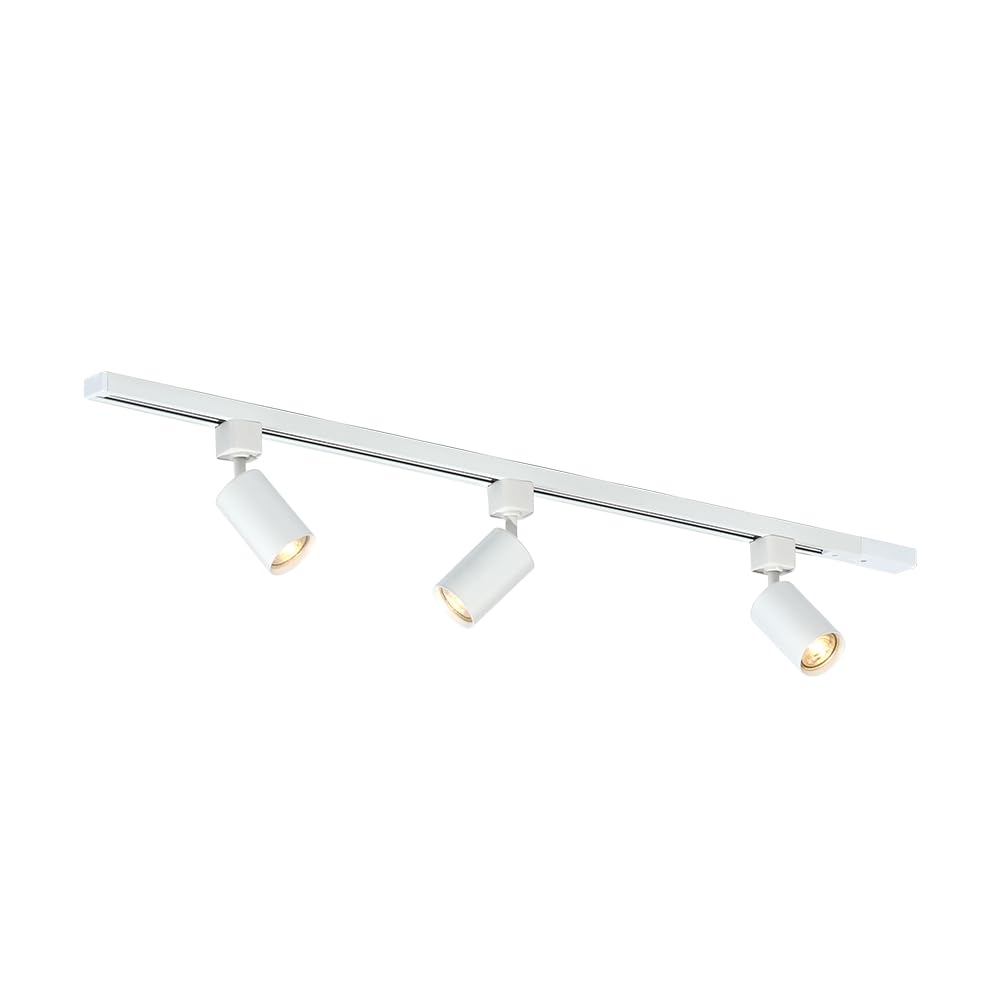 Qub FOCUS III 3-flammiger Spotbalken Schienensystem 1m GU10 LED Weiß