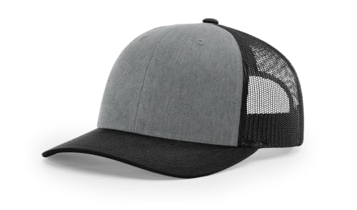 Image of Richardson 112 Trucker Hat - Premium Adjustable Snapback Hat - Structured Six Panel Richardson Blank Caps