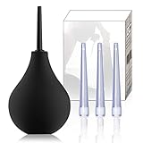 TopQuaFocus Darmeinlauf Klistier 224ml • Irrigator zur Darmreinigung • Intimdusche zur Analdusche und Vaginaldusche • Einläufe zum Heilfasten und Entspannen • BPA frei • 4 Einwegdüsen……