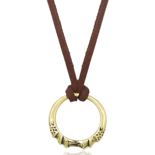 retsamradassaT Elden Game Ring Necklace - Elden Metal Ring Necklace