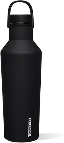 Miniatura 2 de Corkcicle Botella de agua de viaje aislada de acero inoxidable con triple aislamiento, tapa de sorbo rápido de fácil agarre, mantiene las bebidas