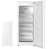 SAMKYO 70L 冷凍庫 スリム 幅35.6cm 霜取り不要 ファン式 冷凍ストッカー 急速冷凍 -27℃ 5段階温度調節 前開き 省エネ 静音 セカンド冷凍庫 家庭用 ZU70SD ホワイト