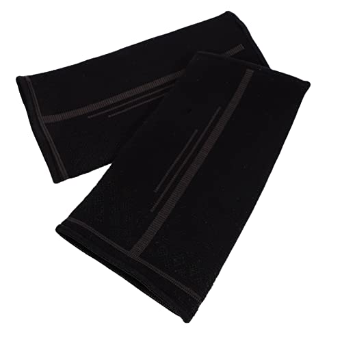 VANZACK 2 Pares De Mangas Pretas Com Manga Elástica Para Jovens Cinta De Braço Para Caminhadas Guard