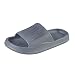 WALLDOR Sandali per Massaggio con Digitopressione,Pantofole da Doccia Antiscivolo,Sandali e Pantofole Antiscivolo per Interni, Pantofole da Massaggio Eva, Grigio, 42/43