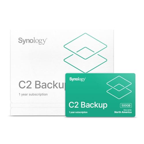 Synology Licence de Sauvegarde Cloud C2 500 Go afin de libérer de l'espace sur votre NAS local