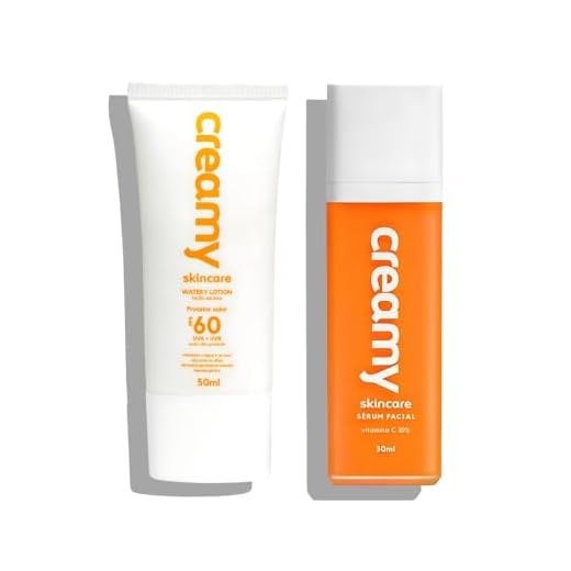 Kit Creamy Protetor Solar Watery Lotion FPS 60 50ml + Sérum Vitamina C 30ml