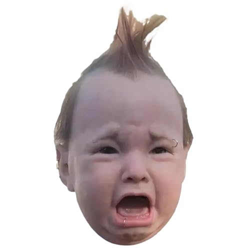 Masque bébé effrayant réaliste pour amuser et terrifier vos amis lors d'une fête Halloween