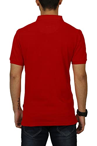 Image of Celsius Men's Half Sleeve Classic Solid Pique Polo with Pocket