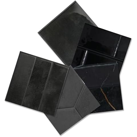 SMART TILES Peel and Stick Backsplash - 3D Adhesive Peel and Stick Tile Backsplash for Kitchen, Bathroom, Wall Tile Cover