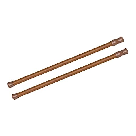 2Pcs Expandable Tension Curtain Rods Cover