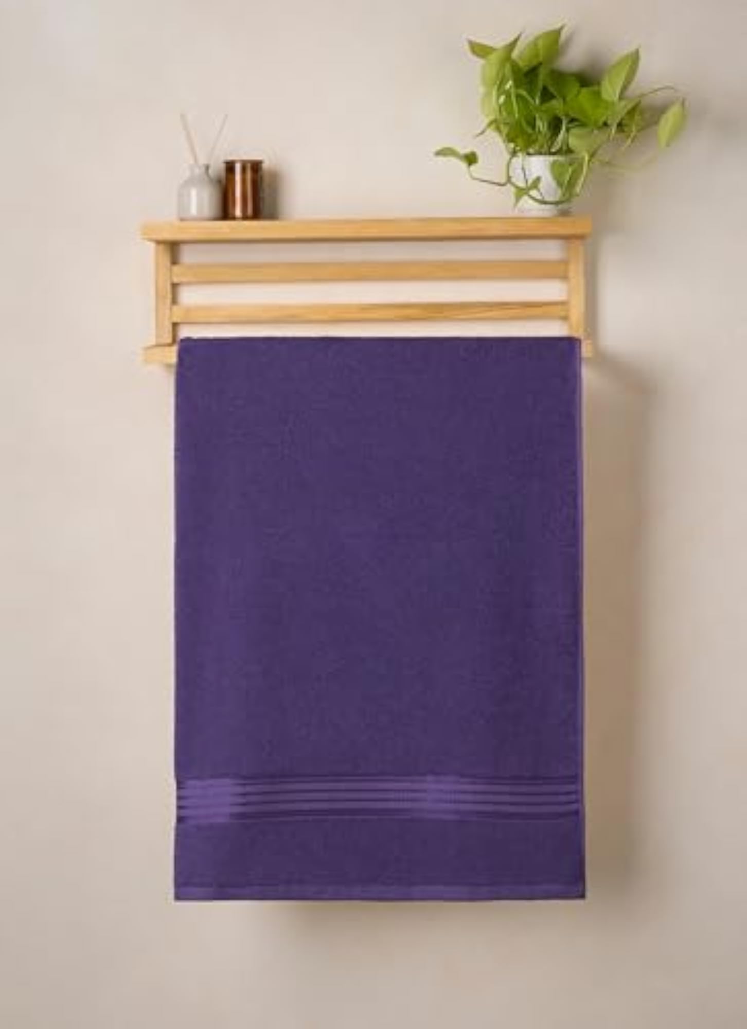 Himeya 100% Cotton Bath Towels, 3 Piece Set, Large Size