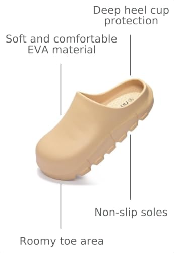 Image of NITTI Women's Garden Clogs with Arch Support | Lightweight, Waterproof EVA, Easy-Clean Slip-On Design, and Slip-Resistant Outsole for Outdoor and Everyday Wear