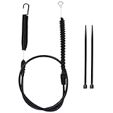 Diskary 946 05124A Câble d'engagement de pont 746 05124A   Câble d'engagement de lame de 81,3 cm pour MTD Craftsman Huskee Murray Troy Bilt Yard Man Yard Machines à gazon, tracteurs tondeuses