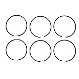 FUANA Luftkompressor-Kolben für Ring-Set (6 Stück), gefräste Metallringe, 49 C51 mm Zylinder, Wartung und Überholung