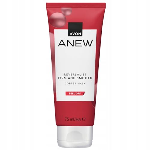 AVON Anew - Maschera peel-off, rivitalizzante con rame, rassodante e ammorbidente, 75 ml