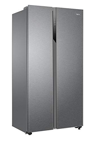 Haier SBS 90 Series 3 Freestanding American Fridge Freezer, Side by Side, Total No Frost, E Class, Multi Air Flow Technology, 528L Total Capacity, Quiet, Gentle Silver, 91x66x177.5 cm - HSR3918ENPG - Image 3