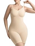 SOL LORA Bodysuit Shapewear for Women Seamless Body Shaper Tummy Control Snatched Waist Butt Lifter Sculpting Full Body Suit