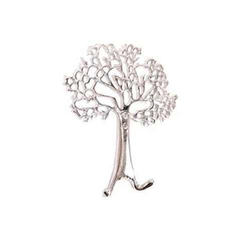 Tree of Life Wall Hook Coat Hanger Silver Decorative Hook Towel Hook Cover