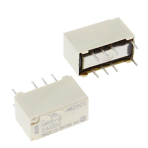 Relé G6S-2-24VDC de 8 pines para solucionar problemas de caídas de señal
