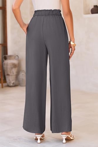 PRETTYGARDEN Women's High-Waisted Wide Leg Palazzo Work Pants #TOP16