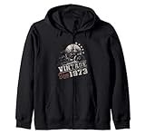 ideas de regalo para motos Vintage 1973 ciclistas 49 cumpleaños 49 años motocicleta motero Sudadera con Capucha