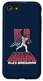 He is Him Alex Bregman Boston Baseball MLBPA Case for iPhone SE (2020) / 7 / 8