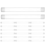 FOMIYES 20pcs Protective Tubes Storage Cases 15x150mm Portable Container with Cap for Use