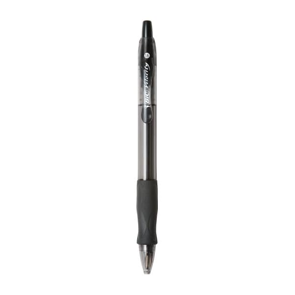 BIC Glide Bold Black Ballpoint Pens, Bold Point (1.6mm), 12-Count Pack, Retractable Ballpoint Pens With Comfortable Full Grip - image 3