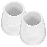 Mini tasse en céramique : petit format et design élégant qui s’accorde avec toutes les couleurs de couverts et de vaisselle, du plus bel effet, pichets à crème