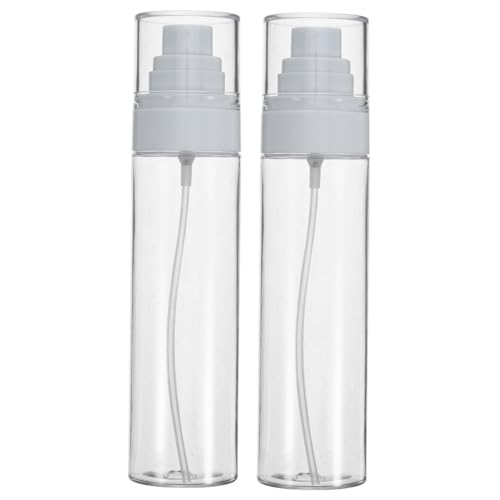 UKCOCO 2piezas Botella Spray Fijador de Maquillaje de Transparente de Material Función de Pulverización Fina para Maquillaje y Cuidado Piel para Viajes y Uso Diario