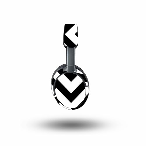 Image of MightySkins Skin Compatible with Bose QuietComfort Ultra - Black Chevron | Protective, Durable, and Unique Vinyl Decal wrap Cover | Easy to Apply, Remove, and Change Styles