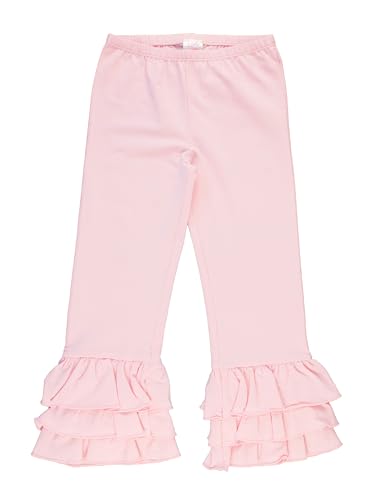 Image of RuffleButts Baby /Toddler Girls Stretchy Flare Pants w /Ruffles