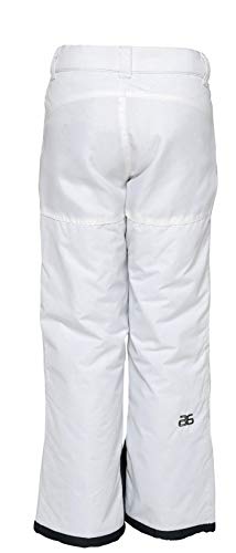 Calça infantil de neve Arctix com joelhos e assento reforçados, branca, PP Husky