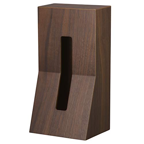 DUENDE(デュエンデ) ティッシュケース ウォルナット STAND! WOOD 【2006年度グッドデザイン賞受賞】 DU0026WA