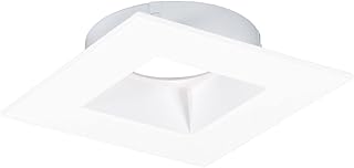 Jesco RLT-4106-WH 4 in. Square Trim Downlight for RLF-4115 Light Engine, White