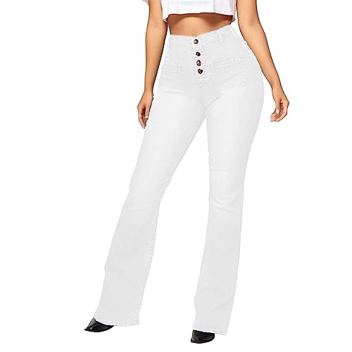 Jean stretch femme Generisch à coupe slim et taille moyenne sculptante