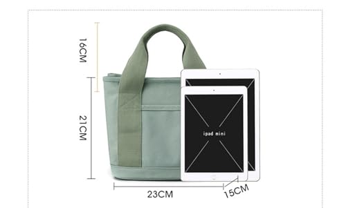 Tinkertechus Bag, Tote Bag Crossbody Bag with Large Capacity, Multi-pocket Zippered Canvas Shoulder Bag2