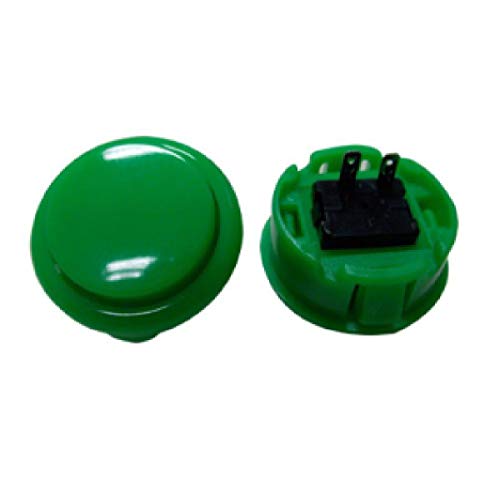 Botão Arcade Fliperama Alta Performance Tipo Sanwa (conector 2.8mm) Verde
