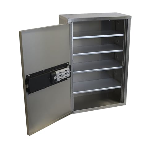 Omnimed Deluxe Audit Narcotic Cabinet with Digital Keypad Lock (24"H X 16"W X 8"D)