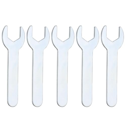 Image of sourcing map 5pcs Super Thin Open End Wrench 14mm Metric 70mm Long 1.5mm Thickness Lightweight U-Shaped Spanner Single End Wrenches for Automotive Repair Furniture Assembly