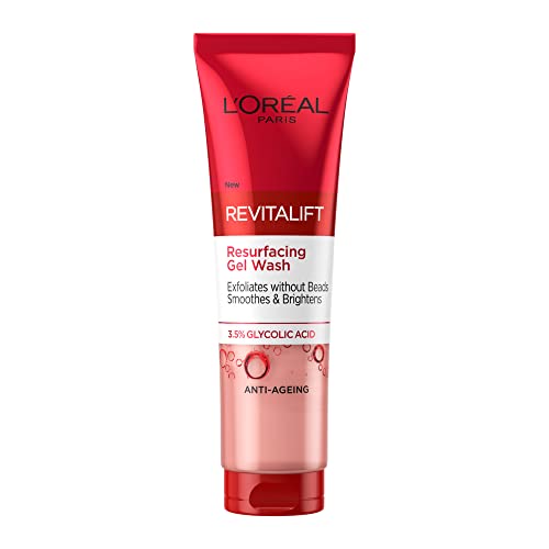 L’Oreal Paris Revitalift Resurfacing 3.5% Glycolic Acid Gel Wash 150Ml