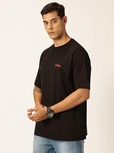 Image of Thomas Scott Men Oversized Fit Graphic Printed Tshirt